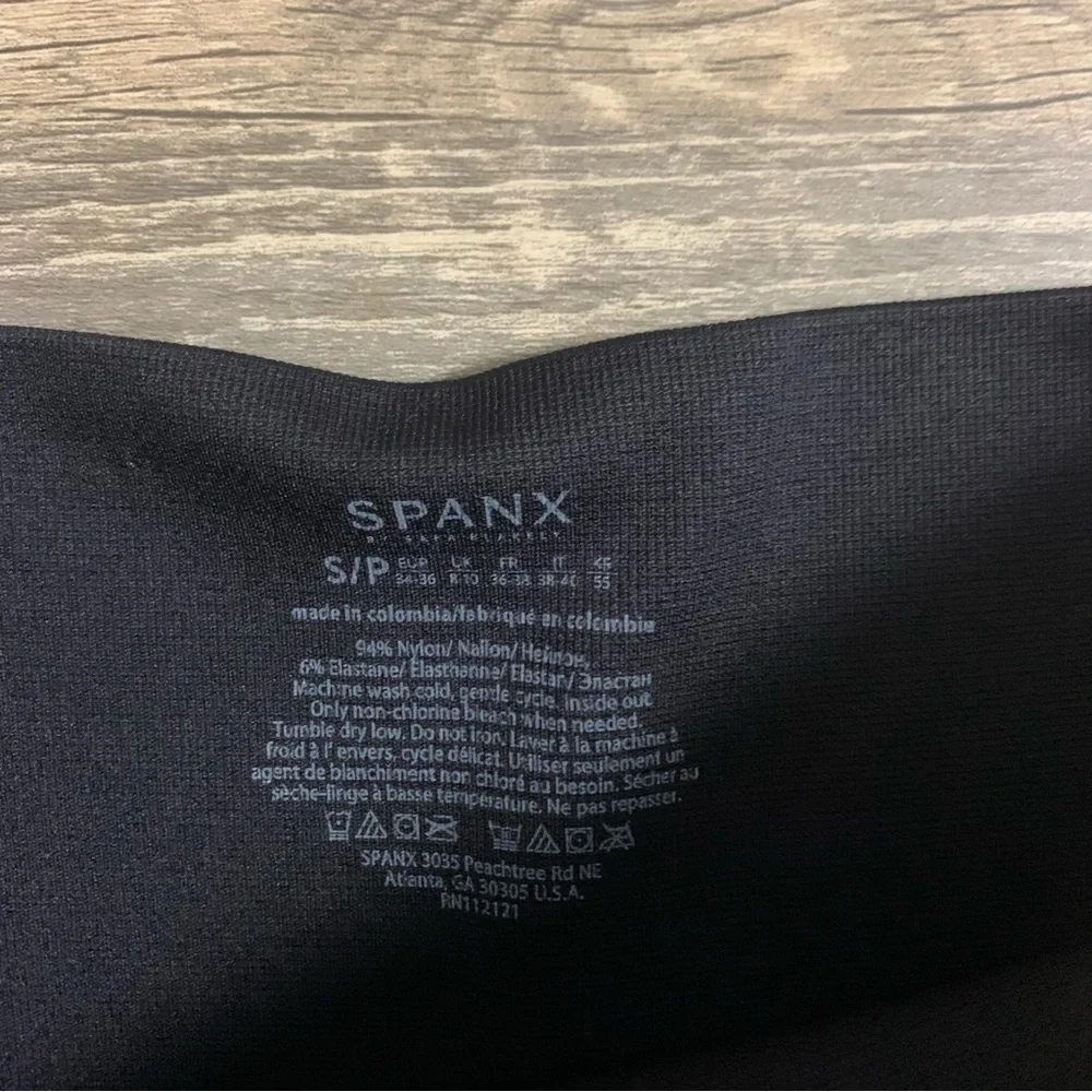 SPANX Classic Black Leggings high waisted compression